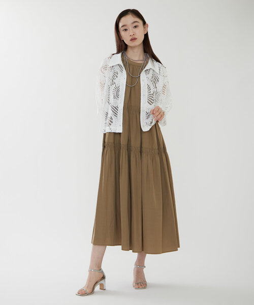 NAO(ナオ)の「【春夏トレンドキーワード/lace】ショート丈レースシャツ(シャツ/ブラウス・レディース・ブラック/オフホワイト/アイボリー・FREE)」の10枚目の写真