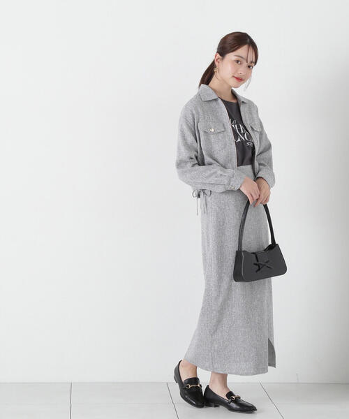 PROPORTION BODY DRESSING（プロポーションボディドレッシング）の「スプリングツイードブルゾン / 1215155309（ブルゾン・レディース・ブラック/グレー/オフホワイト・SMALL/MEDIUM）」の13枚目の写真