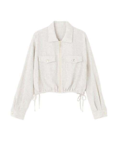 PROPORTION BODY DRESSING（プロポーションボディドレッシング）の「スプリングツイードブルゾン / 1215155309（ブルゾン・レディース・ブラック/グレー/オフホワイト・SMALL/MEDIUM）」の17枚目の写真