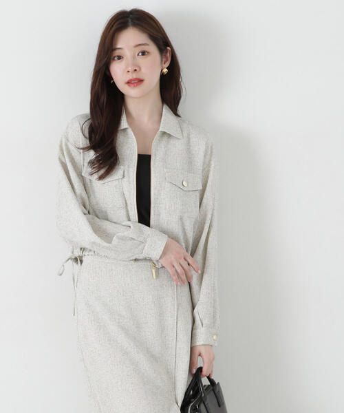 PROPORTION BODY DRESSING（プロポーションボディドレッシング）の「スプリングツイードブルゾン / 1215155309（ブルゾン・レディース・ブラック/グレー/オフホワイト・SMALL/MEDIUM）」の21枚目の写真