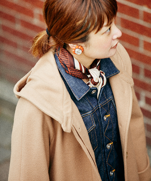 Sheta（シータ）の「デニムジャケット（デニムジャケット・レディース・インディゴブルー・0/1）」の10枚目の写真