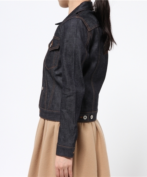 Sheta（シータ）の「デニムジャケット（デニムジャケット・レディース・インディゴブルー・0/1）」の3枚目の写真