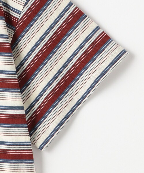 green label relaxing（グリーンレーベルリラクシング）の「ボーダー ビッグ Tシャツ / キッズ  100cm-160cm（Tシャツ/カットソー・キッズ・ライトブルー/ブラック/オレンジ系その他・160cm/110cm/100cm/120cm/130cm/140cm/150cm）」の7枚目の写真