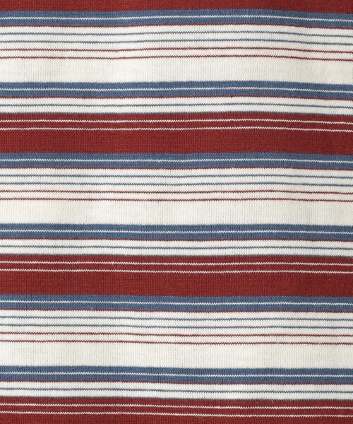 green label relaxing（グリーンレーベルリラクシング）の「ボーダー ビッグ Tシャツ / キッズ  100cm-160cm（Tシャツ/カットソー・キッズ・ライトブルー/ブラック/オレンジ系その他・160cm/110cm/100cm/120cm/130cm/140cm/150cm）」の9枚目の写真