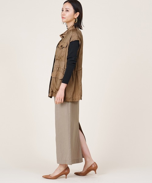 marmors（マルモア）の「【marmors】military gilet（ベスト・レディース・カーキ/ベージュ・36）」の6枚目の写真