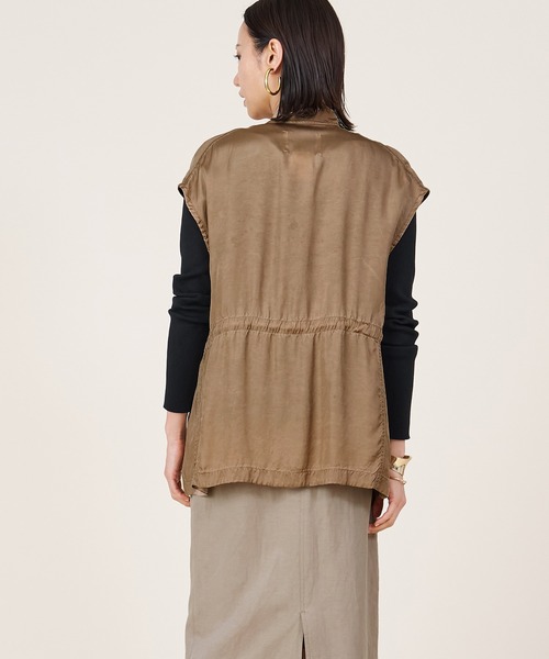 marmors（マルモア）の「【marmors】military gilet（ベスト・レディース・カーキ/ベージュ・36）」の7枚目の写真