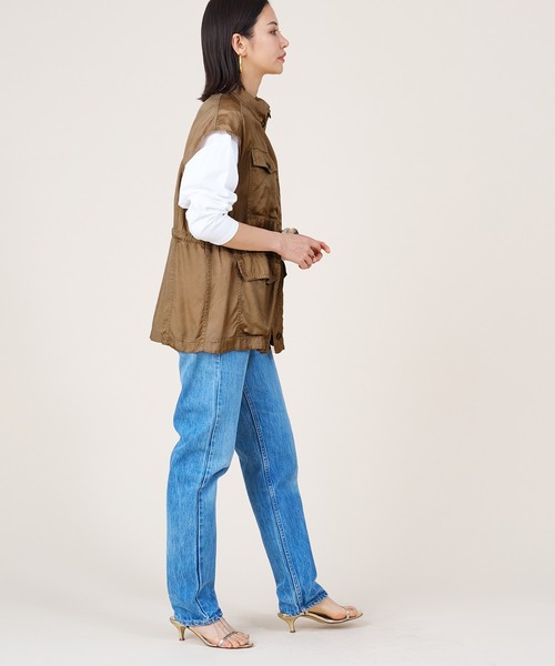 marmors（マルモア）の「【marmors】military gilet（ベスト・レディース・カーキ/ベージュ・36）」の11枚目の写真