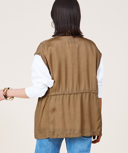 marmors（マルモア）の「【marmors】military gilet（ベスト・レディース・カーキ/ベージュ・36）」の14枚目の写真