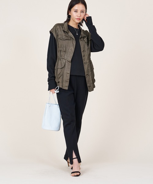 marmors（マルモア）の「【marmors】military gilet（ベスト・レディース・カーキ/ベージュ・36）」の16枚目の写真