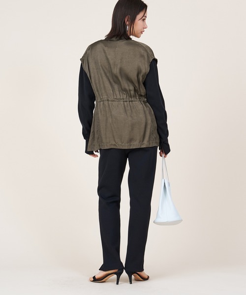 ベスト ジレ 「marmors」military gilet レディース セール】【marmors】military gilet（ベスト）｜marmors