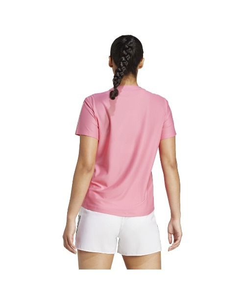 adidas(アディダス)の「アディダス adidas オウン ザ ラン 半袖Tシャツ(Tシャツ/カットソー・レディース・ピンク・S/M/L/XL)」の2枚目の写真