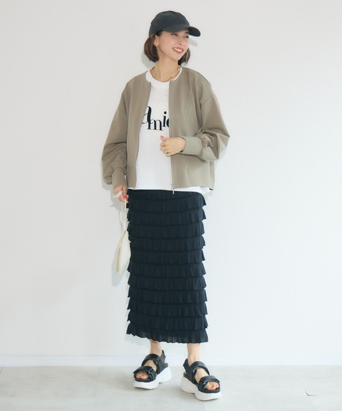 KATHARINE ROSS（キャサリンロス）の「【KATHARINE ROSS】カットフリルスカート（スカート・レディース・ブラック・MEDIUM/LARGE）」の4枚目の写真