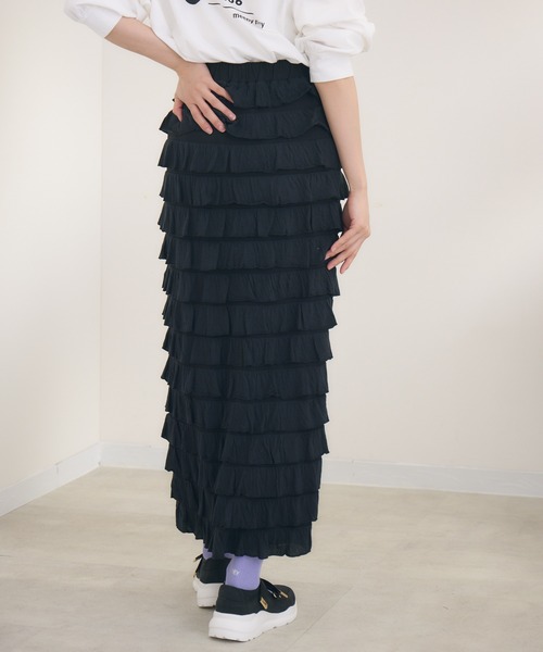 KATHARINE ROSS（キャサリンロス）の「【KATHARINE ROSS】カットフリルスカート（スカート・レディース・ブラック・MEDIUM/LARGE）」の17枚目の写真