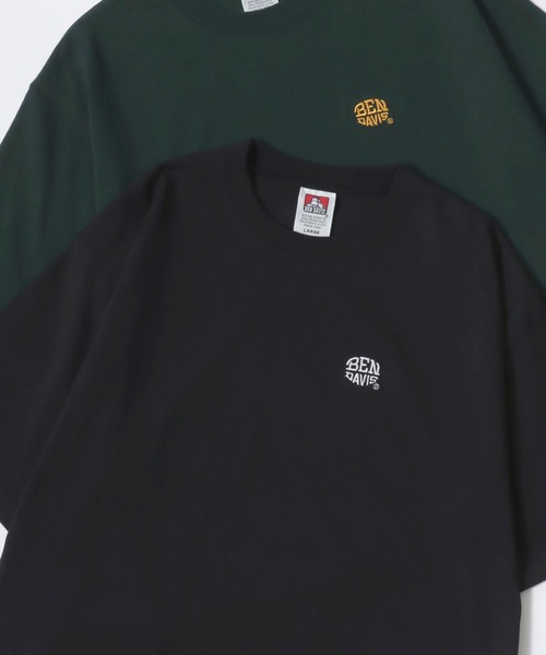 BEN DAVIS(ベンデイビス)の「BEN DAVIS/ベンデイビス ELLIPSE EMB CROPPED TEE/オーバーサイズ ロゴ ワンポイント刺繍 クロップド丈 半袖Tシャツ/短丈 ショート丈 Tシャツ/レディース メンズ(Tシャツ/カットソー・レディース・ネイビー/ホワイト/ブラック/ダークグリーン・M/L/XL)」の1枚目の写真