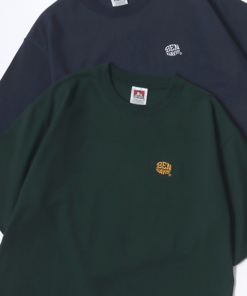 BEN DAVIS(ベンデイビス)の「BEN DAVIS/ベンデイビス ELLIPSE EMB CROPPED TEE/オーバーサイズ ロゴ ワンポイント刺繍 クロップド丈 半袖Tシャツ/短丈 ショート丈 Tシャツ/レディース メンズ(Tシャツ/カットソー・レディース・ネイビー/ホワイト/ブラック/ダークグリーン・M/L/XL)」の3枚目の写真