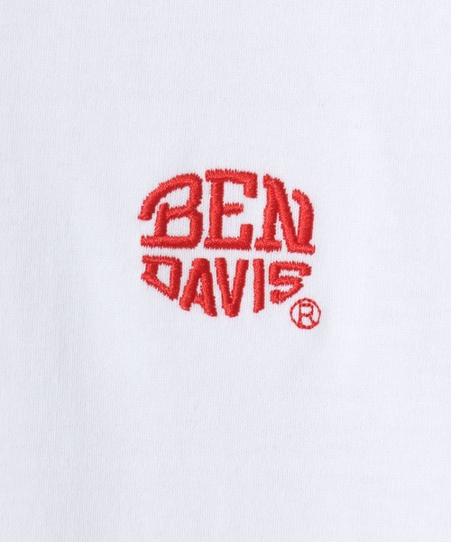 BEN DAVIS(ベンデイビス)の「BEN DAVIS/ベンデイビス ELLIPSE EMB CROPPED TEE/オーバーサイズ ロゴ ワンポイント刺繍 クロップド丈 半袖Tシャツ/短丈 ショート丈 Tシャツ/レディース メンズ(Tシャツ/カットソー・レディース・ネイビー/ホワイト/ブラック/ダークグリーン・M/L/XL)」の19枚目の写真