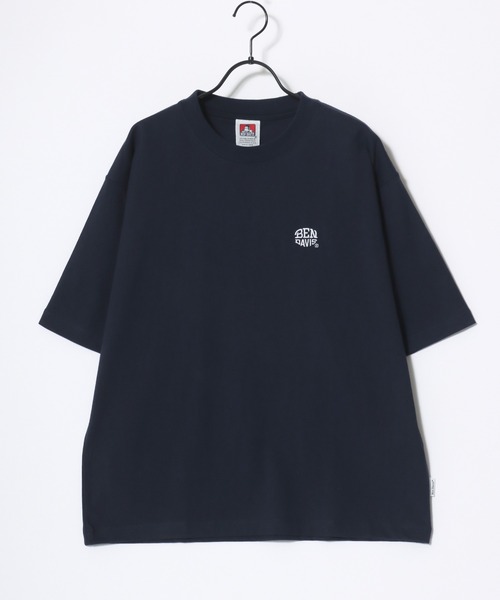 BEN DAVIS(ベンデイビス)の「BEN DAVIS/ベンデイビス ELLIPSE EMB CROPPED TEE/オーバーサイズ ロゴ ワンポイント刺繍 クロップド丈 半袖Tシャツ/短丈 ショート丈 Tシャツ/レディース メンズ(Tシャツ/カットソー・レディース・ネイビー/ホワイト/ブラック/ダークグリーン・M/L/XL)」の16枚目の写真