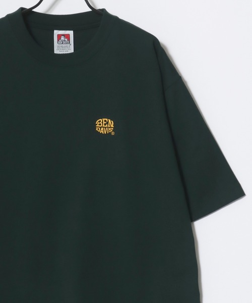 BEN DAVIS(ベンデイビス)の「BEN DAVIS/ベンデイビス ELLIPSE EMB CROPPED TEE/オーバーサイズ ロゴ ワンポイント刺繍 クロップド丈 半袖Tシャツ/短丈 ショート丈 Tシャツ/レディース メンズ(Tシャツ/カットソー・レディース・ネイビー/ホワイト/ブラック/ダークグリーン・M/L/XL)」の11枚目の写真
