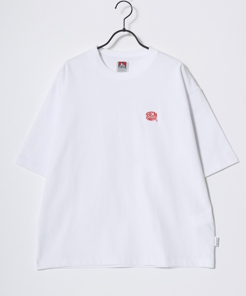 BEN DAVIS(ベンデイビス)の「BEN DAVIS/ベンデイビス ELLIPSE EMB CROPPED TEE/オーバーサイズ ロゴ ワンポイント刺繍 クロップド丈 半袖Tシャツ/短丈 ショート丈 Tシャツ/レディース メンズ(Tシャツ/カットソー・レディース・ネイビー/ホワイト/ブラック/ダークグリーン・M/L/XL)」の13枚目の写真