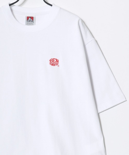 BEN DAVIS(ベンデイビス)の「BEN DAVIS/ベンデイビス ELLIPSE EMB CROPPED TEE/オーバーサイズ ロゴ ワンポイント刺繍 クロップド丈 半袖Tシャツ/短丈 ショート丈 Tシャツ/レディース メンズ(Tシャツ/カットソー・レディース・ネイビー/ホワイト/ブラック/ダークグリーン・M/L/XL)」の9枚目の写真
