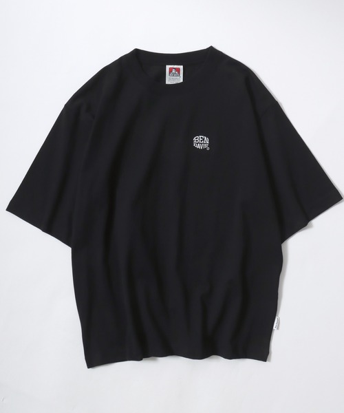 BEN DAVIS(ベンデイビス)の「BEN DAVIS/ベンデイビス ELLIPSE EMB CROPPED TEE/オーバーサイズ ロゴ ワンポイント刺繍 クロップド丈 半袖Tシャツ/短丈 ショート丈 Tシャツ/レディース メンズ(Tシャツ/カットソー・レディース・ネイビー/ホワイト/ブラック/ダークグリーン・M/L/XL)」の6枚目の写真