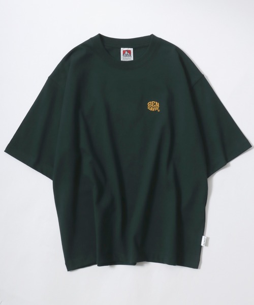 BEN DAVIS(ベンデイビス)の「BEN DAVIS/ベンデイビス ELLIPSE EMB CROPPED TEE/オーバーサイズ ロゴ ワンポイント刺繍 クロップド丈 半袖Tシャツ/短丈 ショート丈 Tシャツ/レディース メンズ(Tシャツ/カットソー・レディース・ネイビー/ホワイト/ブラック/ダークグリーン・M/L/XL)」の7枚目の写真