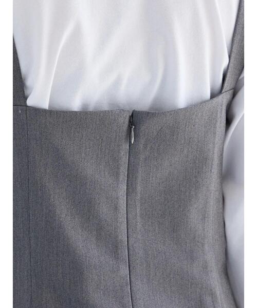 Te chichi(テチチ)の「レースレイヤードジャンスカ《2025spring catalog item》(ワンピース・レディース・オフホワイト/チャコールグレー・F)」の11枚目の写真