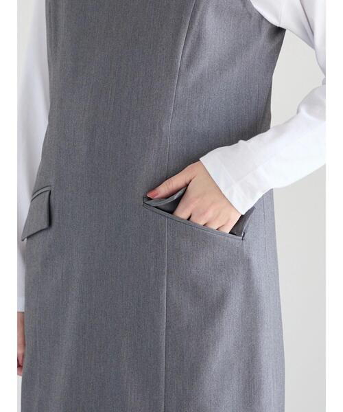 Te chichi(テチチ)の「レースレイヤードジャンスカ《2025spring catalog item》(ワンピース・レディース・オフホワイト/チャコールグレー・F)」の12枚目の写真