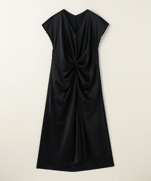 ASTRAET（アストラット）の「＜ASTRAET＞フロントタック Vネックワンピース（ワンピース・レディース・ブラック・FREE）」の5枚目の写真
