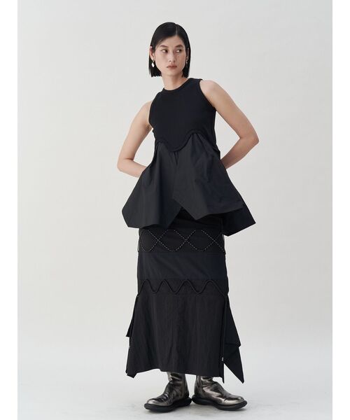 昭和の日！限定値下げ!! UN3D.VOLUME BALLOON タンクトップ IRREGULAR HEM TT / イレギュラーヘムタンクトップ（タンク