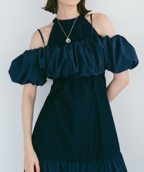 sahara（サハラ）の「3way Gather Bustier/3ウェイギャザービスチェ（その他トップス・レディース・ブラック/キナリ/ネイビー・FREE）」の2枚目の写真