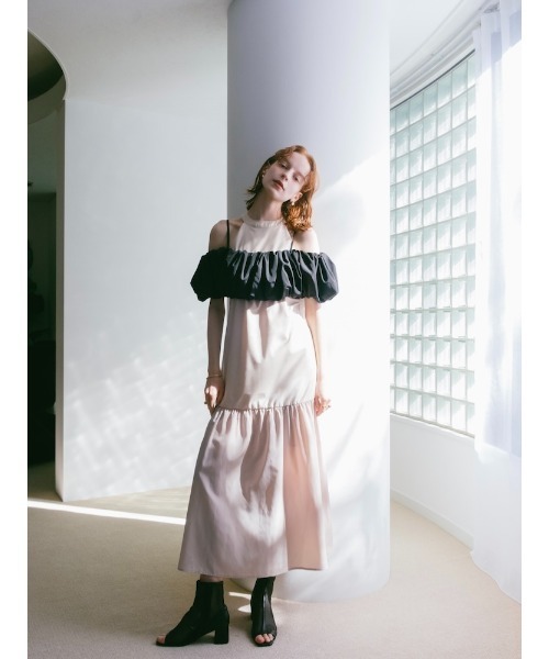 sahara（サハラ）の「3way Gather Bustier/3ウェイギャザービスチェ（その他トップス・レディース・ブラック/キナリ/ネイビー・FREE）」の5枚目の写真