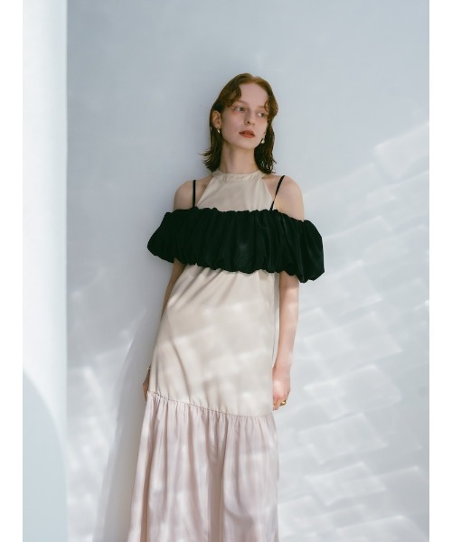 sahara（サハラ）の「3way Gather Bustier/3ウェイギャザービスチェ（その他トップス・レディース・ブラック/キナリ/ネイビー・FREE）」の6枚目の写真