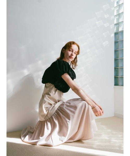 sahara（サハラ）の「3way Gather Bustier/3ウェイギャザービスチェ（その他トップス・レディース・ブラック/キナリ/ネイビー・FREE）」の7枚目の写真