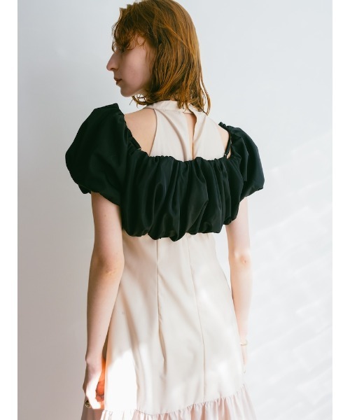 sahara（サハラ）の「3way Gather Bustier/3ウェイギャザービスチェ（その他トップス・レディース・ブラック/キナリ/ネイビー・FREE）」の8枚目の写真