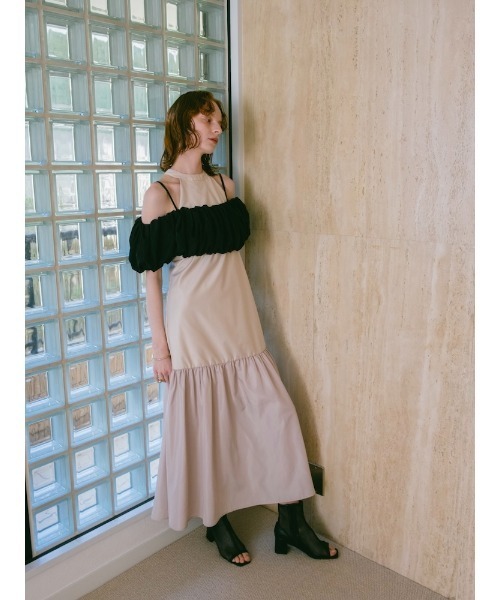 sahara（サハラ）の「3way Gather Bustier/3ウェイギャザービスチェ（その他トップス・レディース・ブラック/キナリ/ネイビー・FREE）」の9枚目の写真