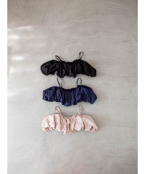 sahara（サハラ）の「3way Gather Bustier/3ウェイギャザービスチェ（その他トップス・レディース・ブラック/キナリ/ネイビー・FREE）」の22枚目の写真