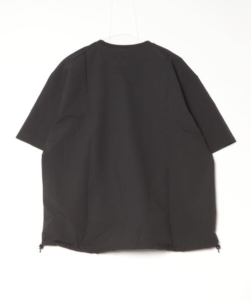 THOUSAND MILE（サウザンドマイル）の「THOUSAND MILE/サウザンドマイル　ドローコードTEE　 SHORTSLEEVE DRAWCORD TEE（Tシャツ/カットソー・メンズ・ベージュ/ブラック・M/S/L）」の3枚目の写真