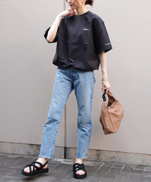 THOUSAND MILE（サウザンドマイル）の「THOUSAND MILE/サウザンドマイル　ドローコードTEE　 SHORTSLEEVE DRAWCORD TEE（Tシャツ/カットソー・メンズ・ベージュ/ブラック・M/S/L）」の9枚目の写真