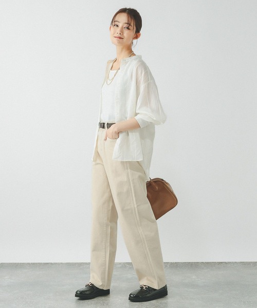 セール】アソート柄シアーシャツ/288604（シャツ/ブラウス）｜GLOBAL