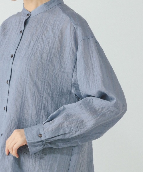 ぎゅな☺︎ページ GLOBAL WORK｜吉高由里子さん着用/アソート柄シアーシャツ