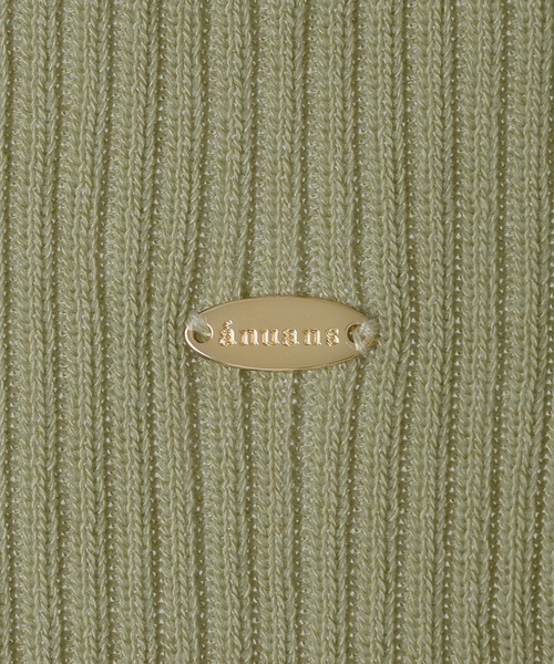 アニュアンス ペプラムニットトップス アニュアンス anuans ペプラムニットトップス （PISTACHIO GREEN