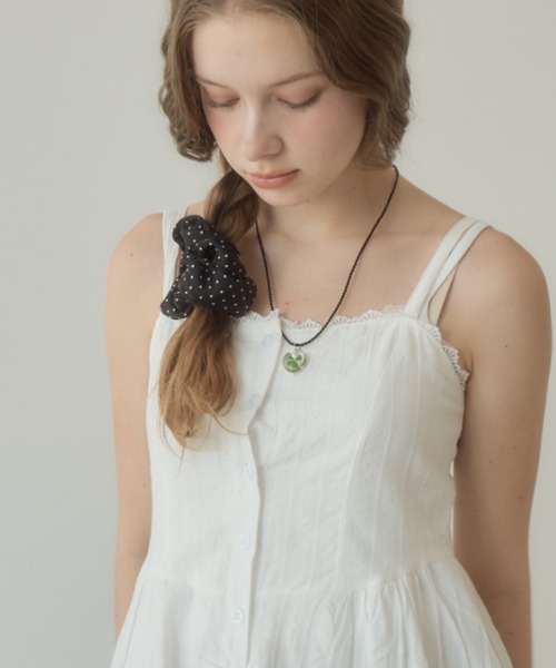 Birthday room(バースデイルーム)の「コットンキャミワンピース/cotton camisole onepiece(ワンピース・レディース・ホワイト・FREE)」の18枚目の写真