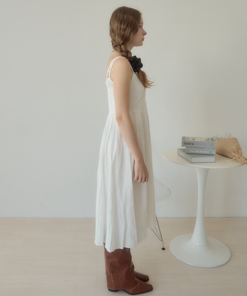 Birthday room(バースデイルーム)の「コットンキャミワンピース/cotton camisole onepiece(ワンピース・レディース・ホワイト・FREE)」の13枚目の写真