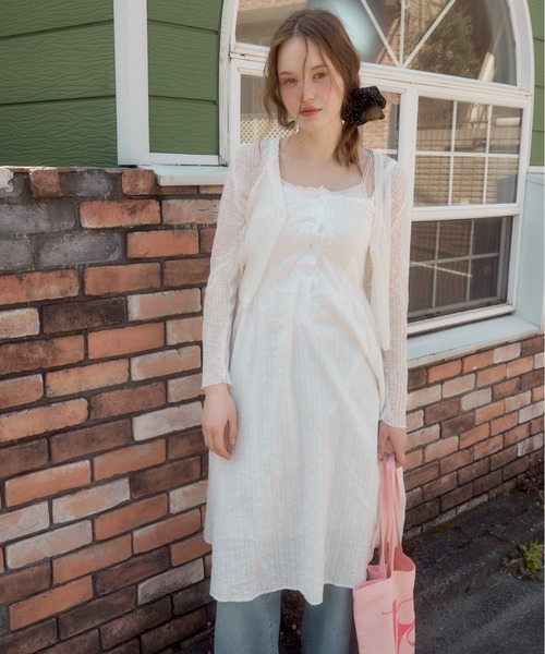 セール】コットンキャミワンピース/cotton camisole onepiece