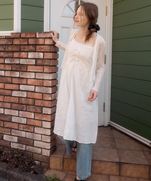 セール】コットンキャミワンピース/cotton camisole onepiece