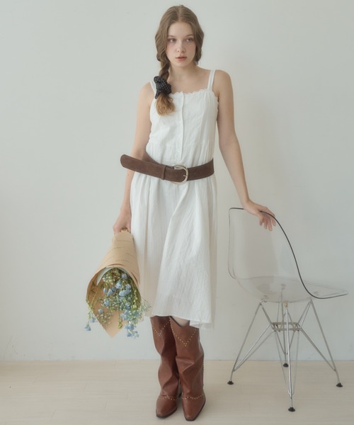 セール】コットンキャミワンピース/cotton camisole onepiece