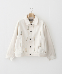 KARTIK RESEARCH (カルティック リサーチ) HAND EMBROIDERED PLEATED JKT