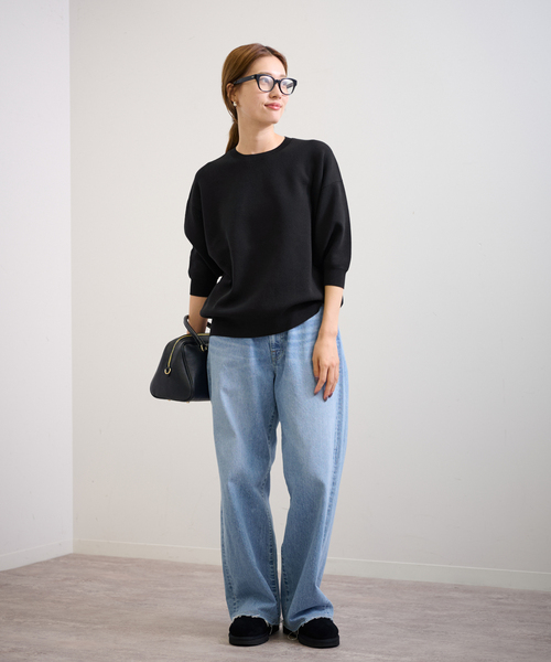 ≪WEB限定追加≫ウォッシャブルスムースプルオーバー（ニット