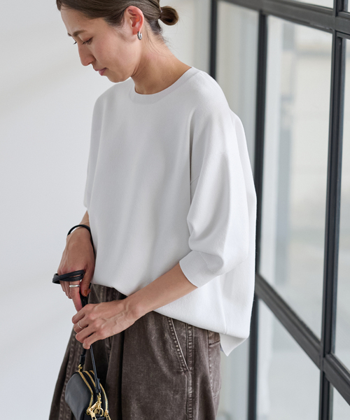 ≪WEB限定追加≫ウォッシャブルスムースプルオーバー（ニット